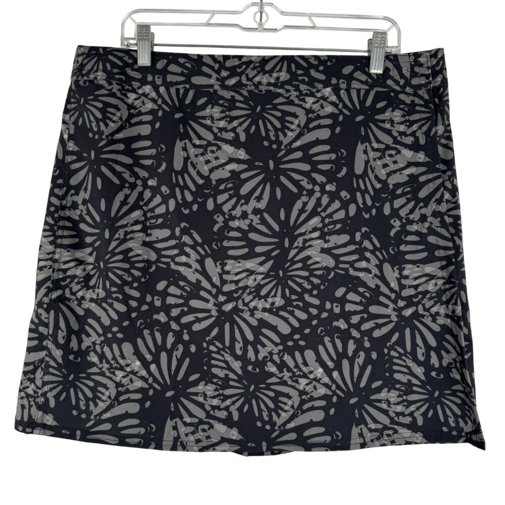 Ripskirt Hawaii‎ Wrap Skirt Cover Up XL Shibori Butterfly Charcoal NWT SW-2079